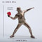 Flower Thrower Statue Bomber Banksy Sculptures, Collectible Figurine Desk Home Decoration
