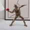 Flower Thrower Statue Bomber Banksy Sculptures, Collectible Figurine Desk Home Decoration