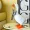 Resin Decorative Figurine, Cute Magnetic Goose Key Holder for Entryway Organizer