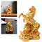 Feng Shui Horse Zodiac Animal Sculpture, Wealth Fortune Ornament for Desktop, Bookshelf Decor
