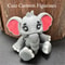 Home Decoration Accessories Desk Figurines Movable Elephant Gift
