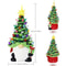 Holiday Christmas Decor Accessory, Lighted Tree Ornament, Christmas Gnome Tabletop Decoration for Indoor Home Parties