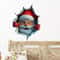 Christmas Sticker With Breaking Wall Effect Removable Santa Claus Wall Decal For DamageFree Instal 3