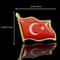 Retro Turkey National Flag Enamel Pin, Lapel Badge for Scarfs, Clothes, and Bags