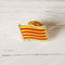 Spain Provincial Nationalities Region Brooch, Catalonia Flag Lapel Pins, Metal Enamel Crystal Badge