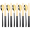Korean Steel Cutlery Set, Sushi Sticks, Dinner Spoons, and Dessert Spoon Flatware Set