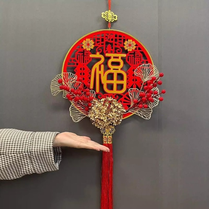 Chinese New Year Celebration Decoration, New Year Pendant - Festive Hanging Gift Idea