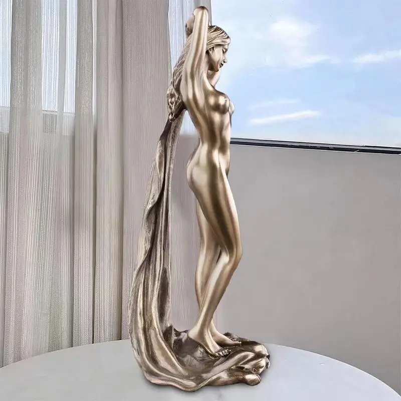 Handicraft Goddess Statue for Home Decoration, Tabletop Ornament