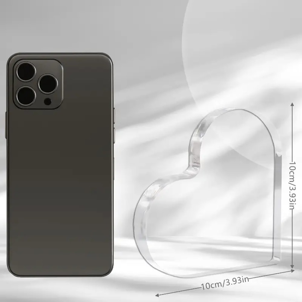 Heart-Shaped Keepsake, Acrylic Hummingbird Table Decor, No Electricity Needed