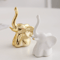 Gold and White Home Decoration Accessories, Small Decorative Accents for Shelves in Livingroom and Bedroom