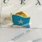 Crystal Epoxy Metal Enamel Badge, Somalia National Flag Brooch Gift
