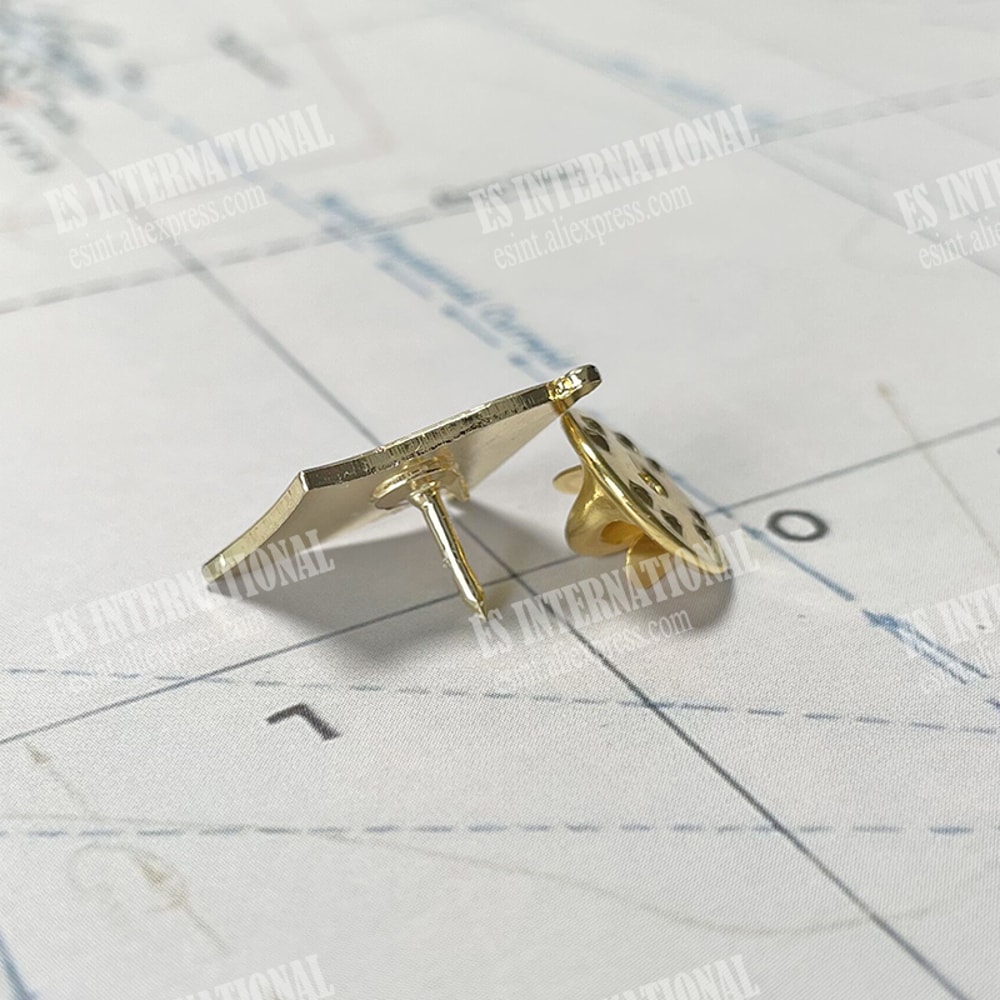 Crystal Epoxy Metal Enamel Badge, Somalia National Flag Brooch Gift