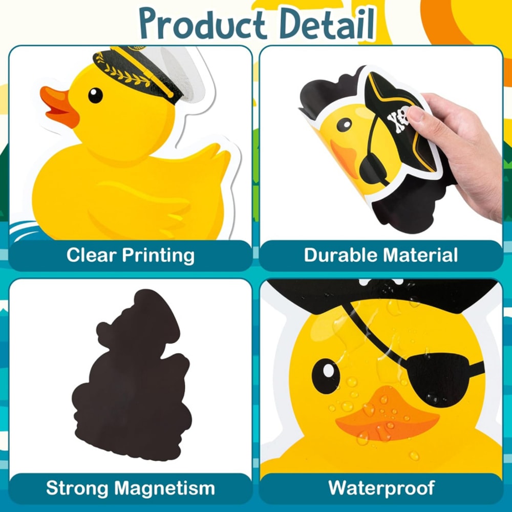 Funny Summer Ducks Themed Cruise Ship Car Cabin Refrigerator Magnet