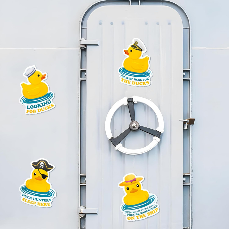 Funny Summer Ducks Themed Cruise Ship Car Cabin Refrigerator Magnet