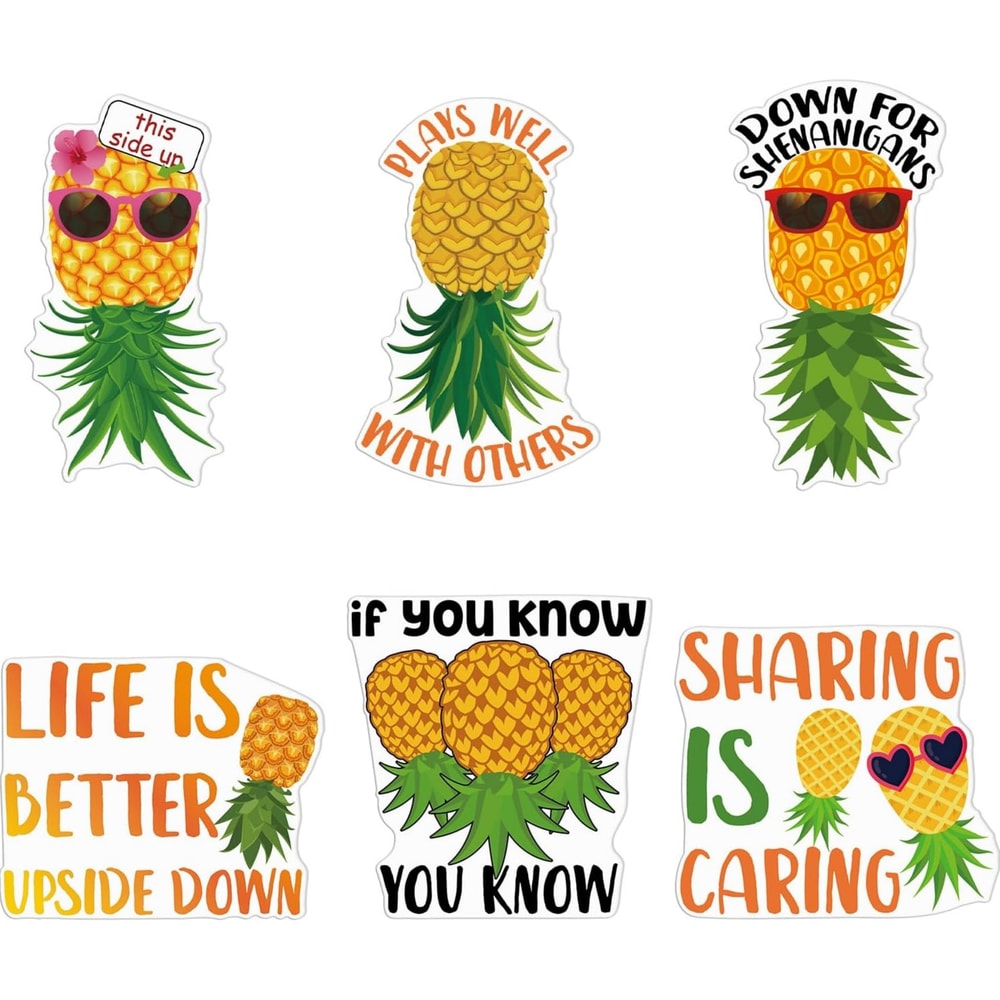 Swingers Swinging Lifestyle Magnets, Upside Down Pineapple Cruise Ship Door Decorations