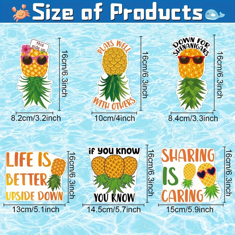 Swingers Swinging Lifestyle Magnets, Upside Down Pineapple Cruise Ship Door Decorations