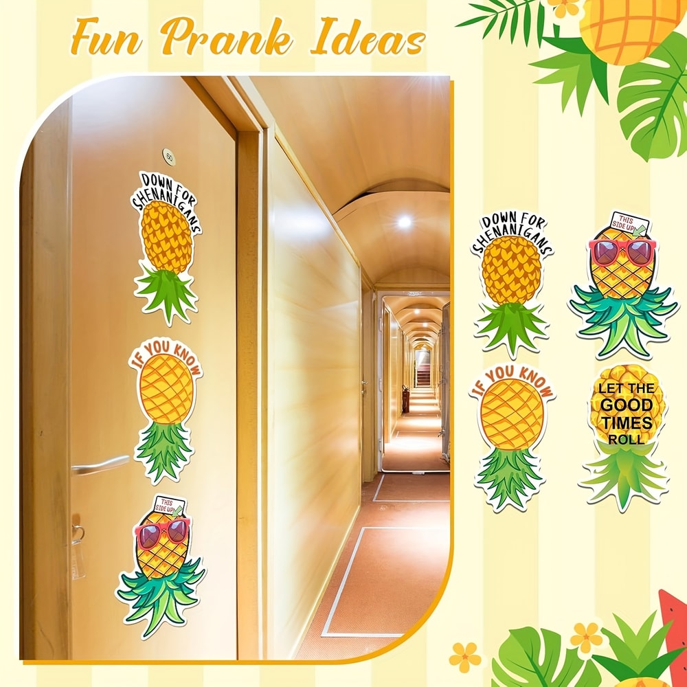 Swingers Swinging Lifestyle Magnets, Upside Down Pineapple Cruise Ship Door Decorations
