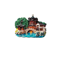 Suzhou Gardens Moon Tower Relief, Creative Landscape Exquisite Home Decoration Souvenirs