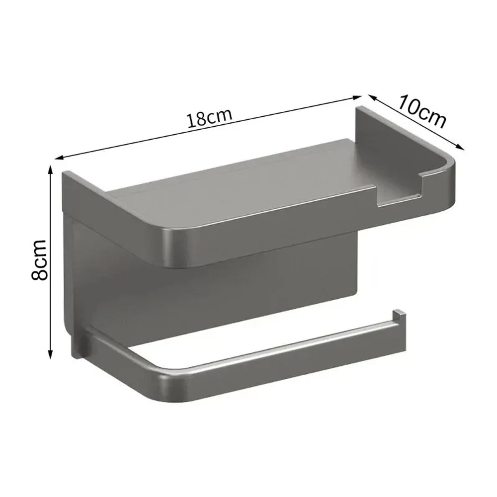 Plastic Storage Rack Holder, Kitchen Towel Placement, Seasoning Bottles, Bathroom Roll Paper, Phone Storage Solution