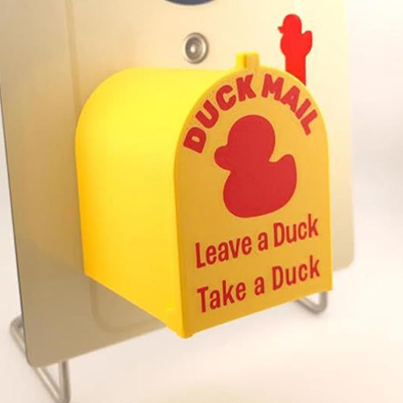 Interactive Duck Exchange Magnetic Stickers for Fridge, Locker Doors Decor