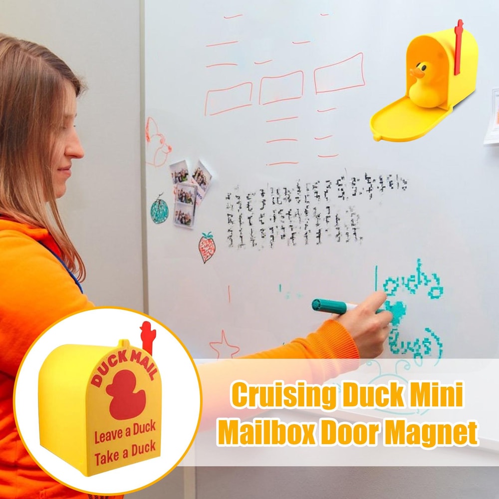 Interactive Duck Exchange Magnetic Stickers for Fridge, Locker Doors Decor