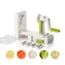 Foldable Veggie Pasta Maker, Rotary Cheese Vegetable Shredder for Quick Grating