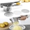 Stainless Steel Masher RicerPress, Crushing Puree, Mashed Potatoes, Fruit Vegetable SqueezerJuicer Press Maker Kitchen