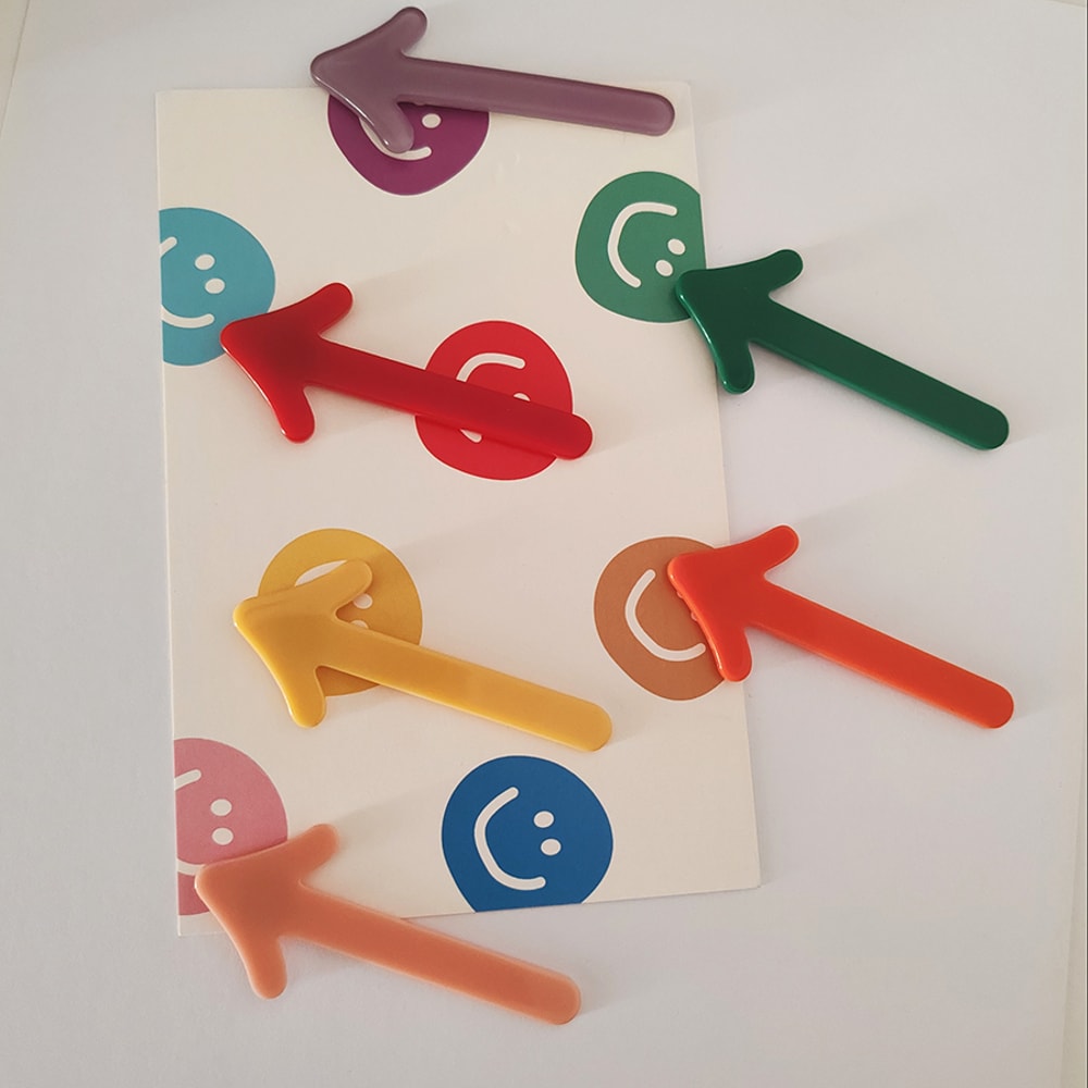 Cute Creative Mark Magnet, Personalized and Fun Arrow Refrigerator, Fridge Photo Message Decorative