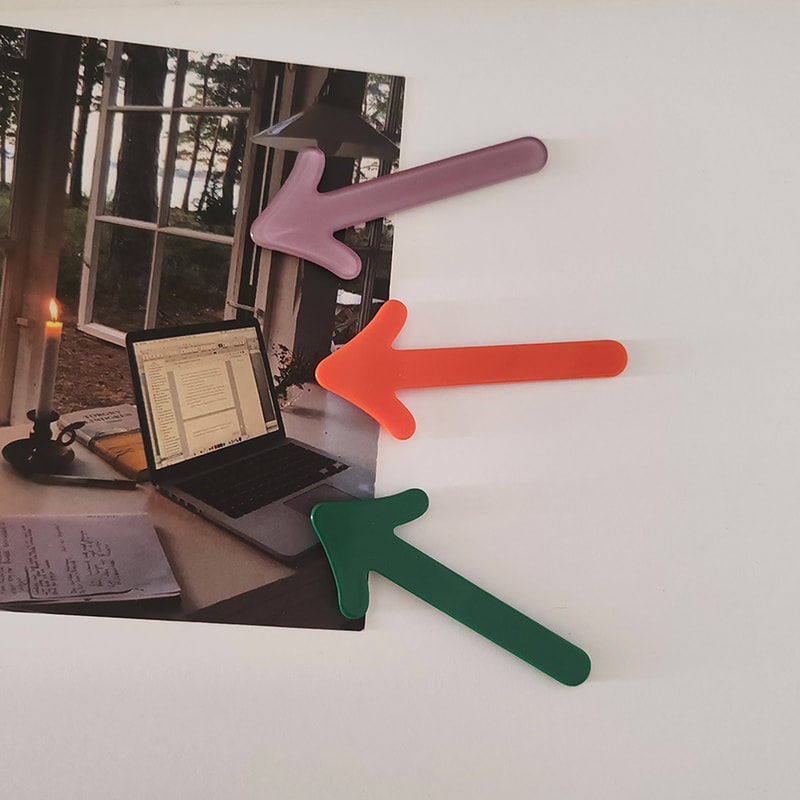 Cute Creative Mark Magnet, Personalized and Fun Arrow Refrigerator, Fridge Photo Message Decorative