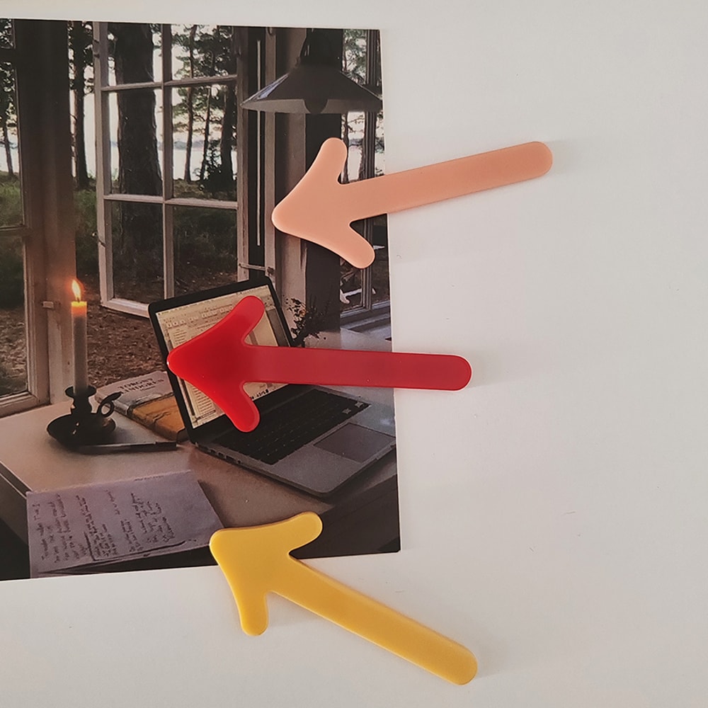 Cute Creative Mark Magnet, Personalized and Fun Arrow Refrigerator, Fridge Photo Message Decorative