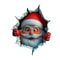 Santa Claus SelfAdhesive Christmas Home Decor Stickers Wall Decals For Holiday Party Decorations 4