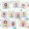 Photo Picture Memo Sticker Hook Push Pin, Cute Girl Princess Charm Fridge Magnets, Fixed Refrigerator DIY Decor