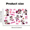 Indoor Disney Minnie Wall Sticker for Windows, Porches, and Mirror Decoration