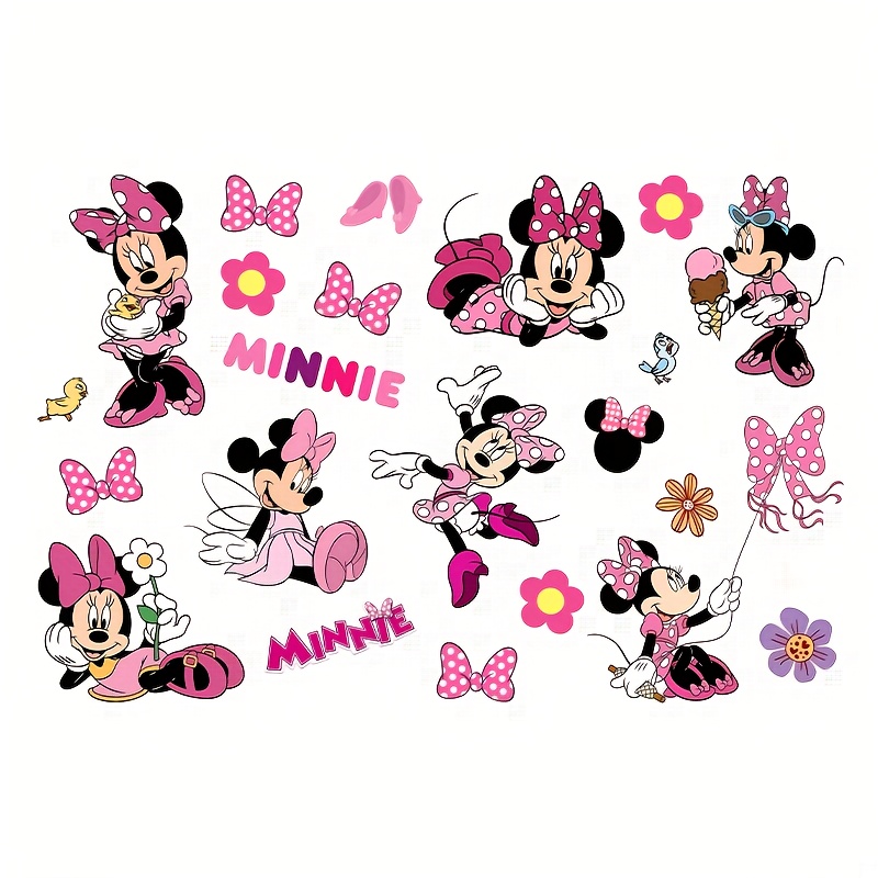 Indoor Disney Minnie Wall Sticker for Windows, Porches, and Mirror Decoration