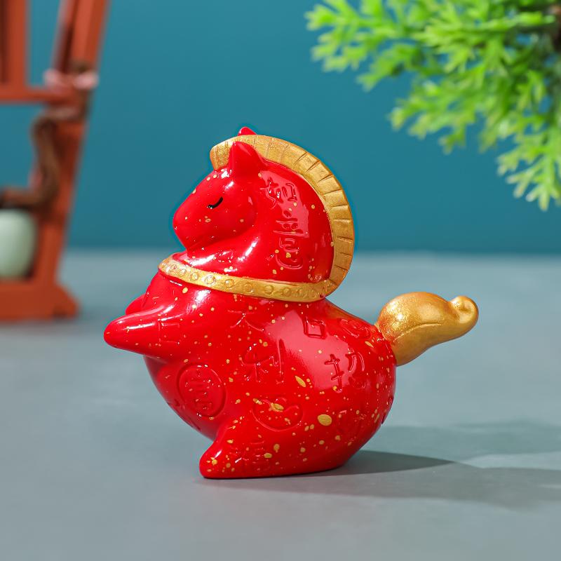 Vintage Zodiac Horse Sculpture, Sunbeam Horse Crystal Figurine Feng Shui, Decorative Item for Home and Office