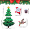 Refrigerator Christmas Tree Magnetic, Small Holiday Magnets, Indoor Decorations, Sticker Christmas Decor