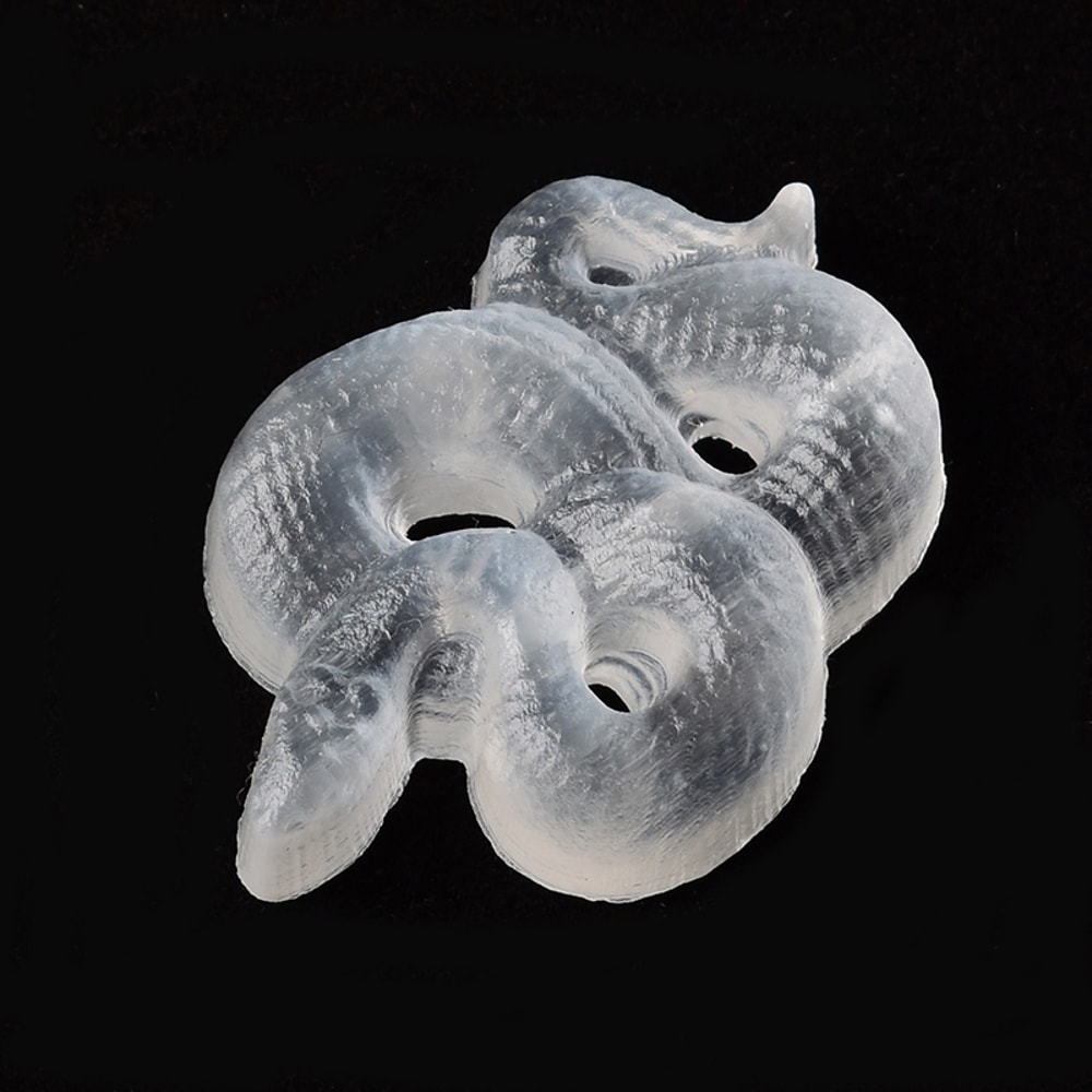 Feng Shui Natural Crystal Selenite Stone Snake, Mineral Specimen Crystal, Lucky Items Home Decor