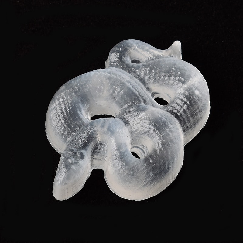 Feng Shui Natural Crystal Selenite Stone Snake, Mineral Specimen Crystal, Lucky Items Home Decor