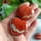 Decorative Item Pendant, Natural Red Jasper Heart-Shaped, Suitable for Home Decoration, Jewelry Gifts