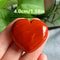 Decorative Item Pendant, Natural Red Jasper Heart-Shaped, Suitable for Home Decoration, Jewelry Gifts