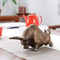 Nordic Home Decor Bull Sculpture Desk, Luxury Ceramic Retro Bronze or Red, Lucky Cattle Cow Ox Statue Figurine Toy