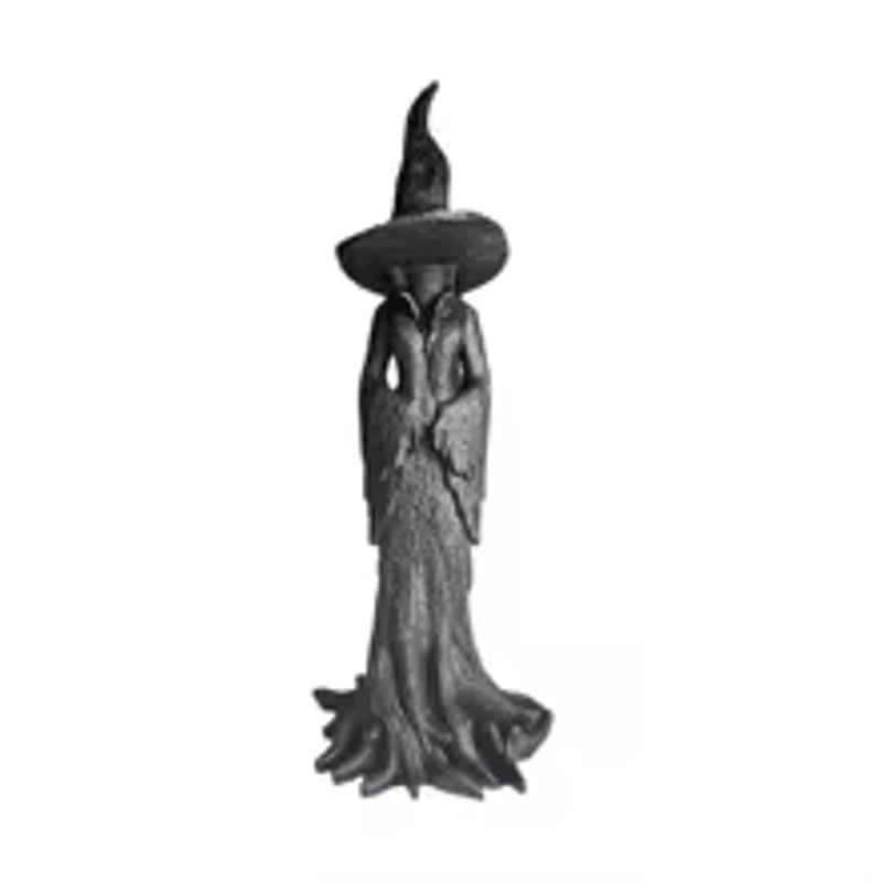 Halloween Home Desktop Decoration Spooky Atmosphere Creation GothicStyle Witch Statue Ornament Grea 6