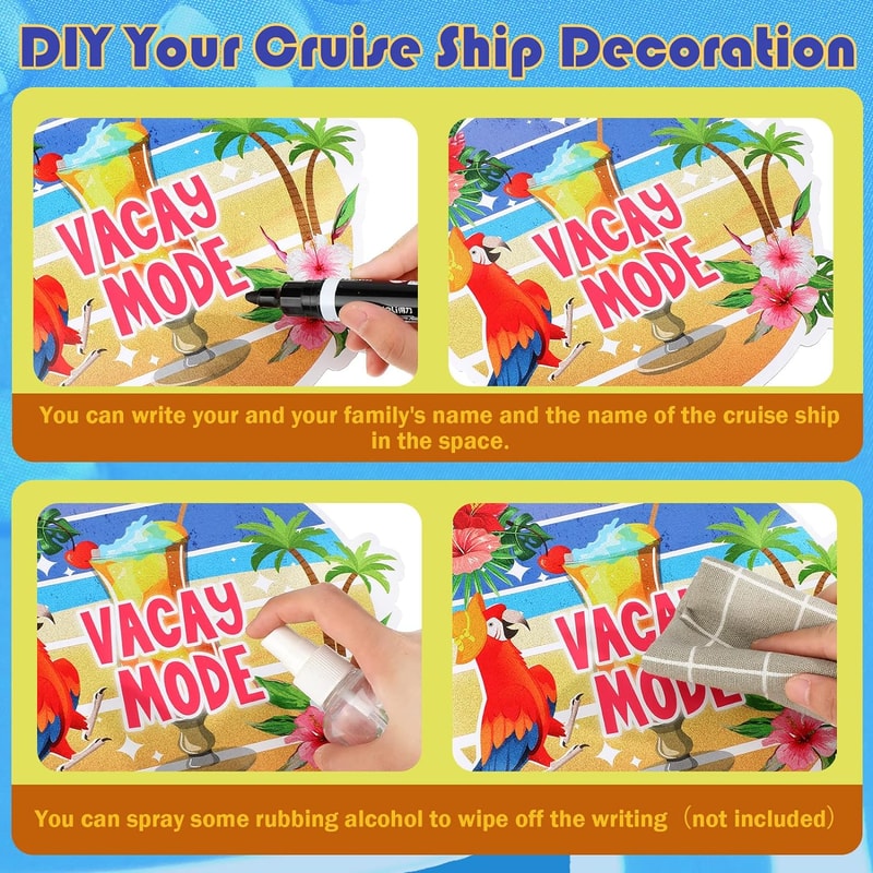 Fun Cruise Ducks Themed Magnets, Decorative Door Magnets for Cabin, Car, Fridge, Home