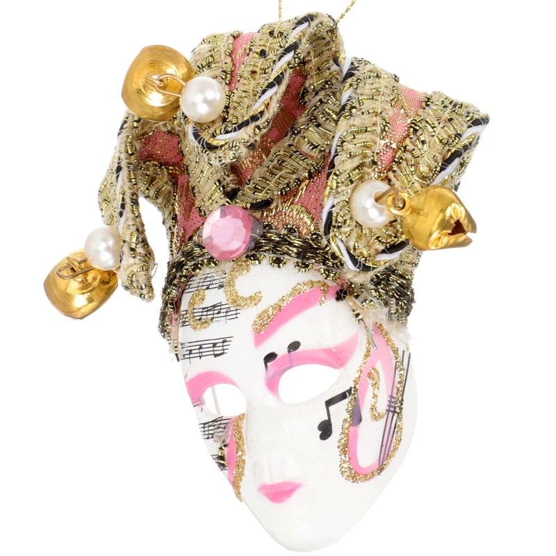 Magnet Decals Refrigerator, Purple Clown Face Mask Sticker Fridge, Stickers Carnival Fridge Decoration, Carnival Party