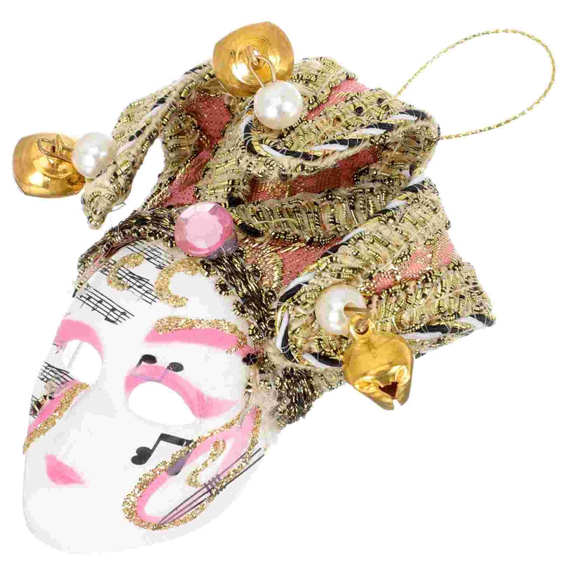 Magnet Decals Refrigerator, Purple Clown Face Mask Sticker Fridge, Stickers Carnival Fridge Decoration, Carnival Party