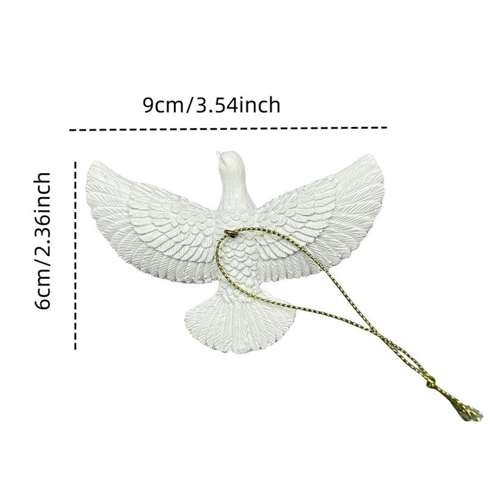 Doves Christmas Tree Ornament Friendship Doves Resin Christmas Holiday Decoration Best Gift 4