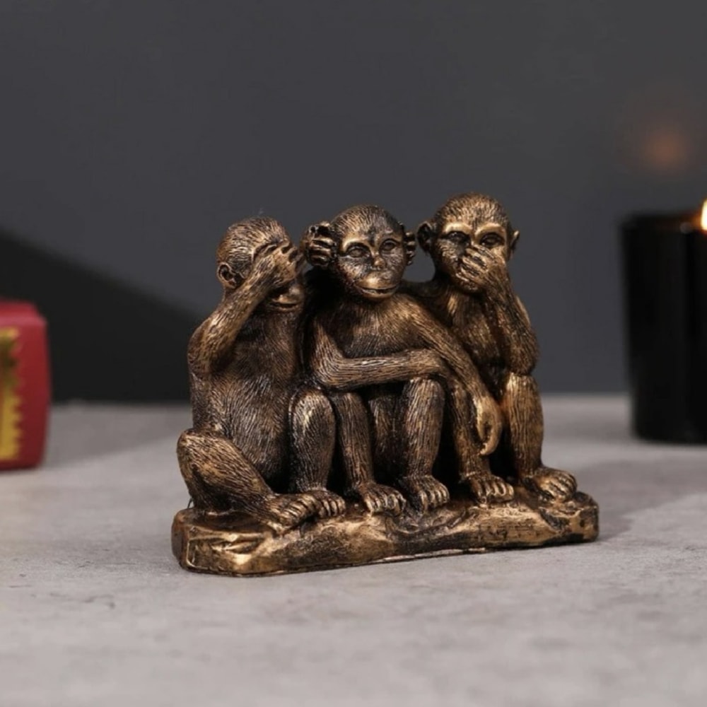 Home Decoration Items Creative Threenot Monkey Resin Craft Festival Birthday Gifts Decorative Items 1