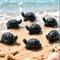 Obsidian Tortoise Carving for Home Decor, Ideal Festival Gift and Decoration