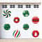 Xmas Ball Garage Door Decorations Magnets, Holiday Refrigerator Kitchen Decor
