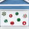 Xmas Ball Garage Door Decorations Magnets, Holiday Refrigerator Kitchen Decor